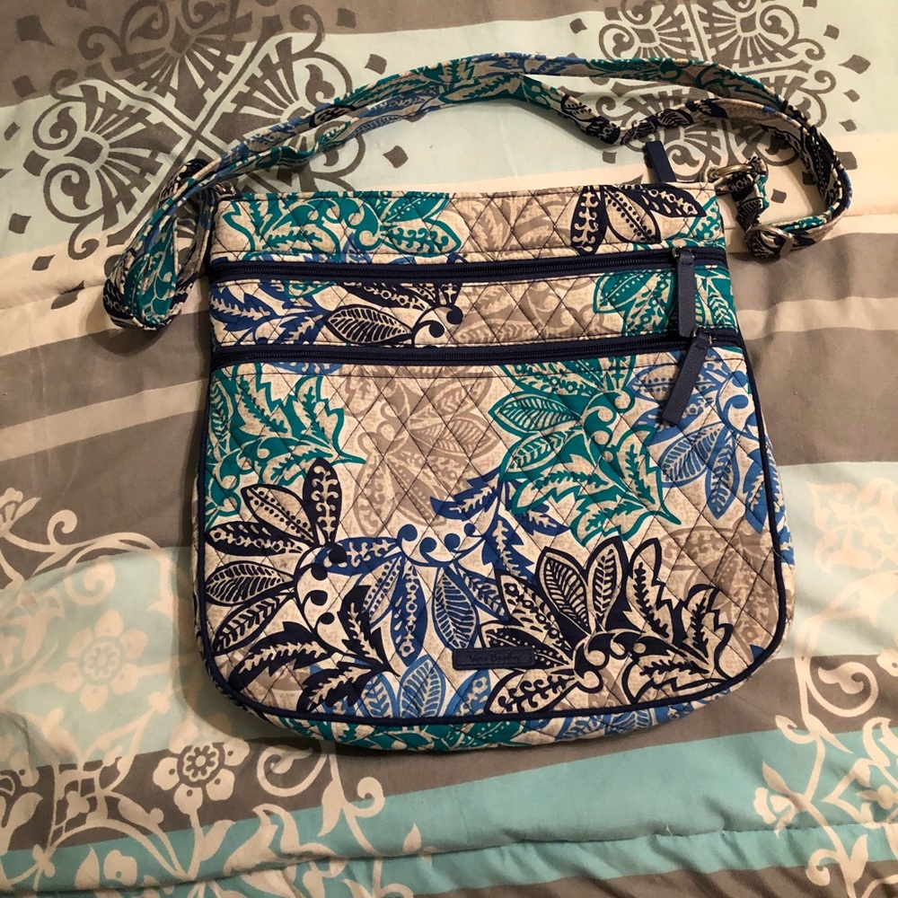 Vera Bradley Triple zip hipster crossbody